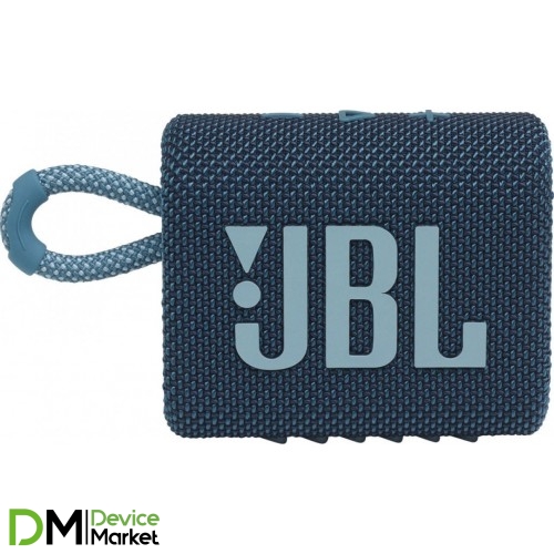 Колонка JBL GO 3 Blue (JBLGO3BLU)