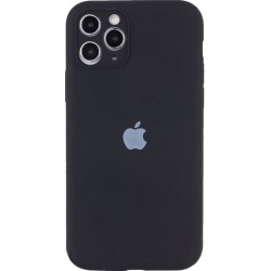 Silicone Case Full Camera для iPhone 12 Pro Max Black