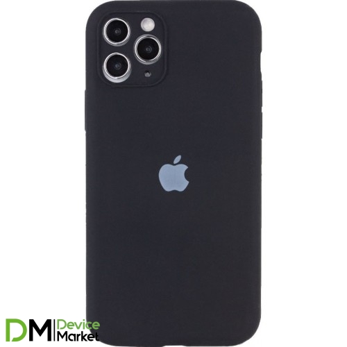 Silicone Case Full Camera Protective для iPhone 12/12 Pro Black
