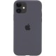 Silicone Case Full Protective для iPhone 11 Dark Gray - Фото 1
