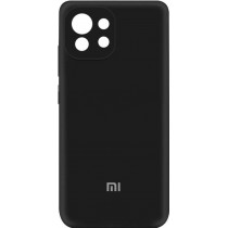 Silicone Cover Full Camera для Xiaomi Mi 11 Lite/11 Lite 5G Black