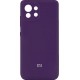 Silicone Cover Full Camera для Xiaomi Mi 11 Lite/11 Lite 5G Purple