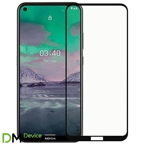 Захисне скло для Nokia 3.4 Black Premium