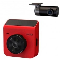 Автомобильный видеорегистратор Xiaomi 70mai Dash Cam A400+Rear Cam RC09 Set (A400-1) Red