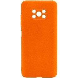 Чехол силиконовый Candy Full Camera для Xiaomi Poco X3/X3 Pro Orange