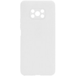 Чехол силиконовый Candy Full Camera для Xiaomi Poco X3/X3 Pro White