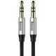 AUX Кабель Baseus Yiven M30 1M Silver/Black - Фото 1
