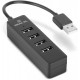 USB HUB REAL-EL HQ-154 4xUSB Black (EL123110007) - Фото 3