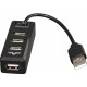HUB USB 2.0 Frime 4хUSB2.0 Black (FH-20000) - Фото 3