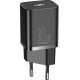 Мережевий зарядний пристрій Baseus Super Si quick charger IC 30W EU Black (CCSUP-J01) - Фото 1