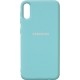 Silicone Case для Samsung A02 A022 Ice Blue - Фото 1