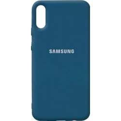 Silicone Case для Samsung A02 A022 Cosmos Blue