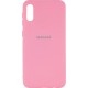 Silicone Case для Samsung A02 A022 Pink