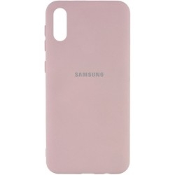 Silicone Case для Samsung A02 A022 Pink Sand