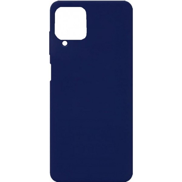 Silicone Case Full Protective для Samsung A22 4G/M32 Blue (Код товара: