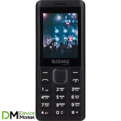 Телефон Sigma mobile X-Style 25 Tone Black