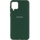 Silicone Cover My Color Full Protective для Samsung A12 A125/A127/M12 M127 Dark Green - Фото 1