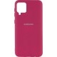 Silicone Cover My Color Full Protective для Samsung A12 A125/A127/M12 M127 Marsala