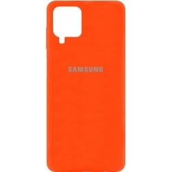 Silicone Case для Samsung A12 A125/A127/M12 M127 Neon Orange