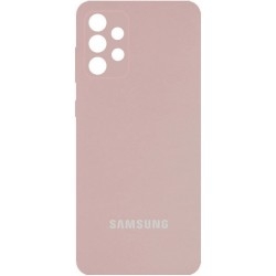 Silicone Cover Full Camera для Samsung A32 A325 Pink Sand