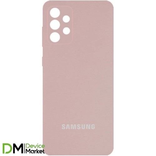 Silicone Cover Full Camera для Samsung A32 A325 Pink Sand