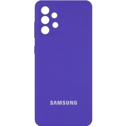 Silicone Cover Full Camera для Samsung A32 A325 Purple