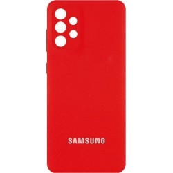 Silicone Cover Full Camera для Samsung A32 A325 Red
