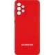 Silicone Cover Full Camera для Samsung A32 A325 Red