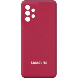Silicone Cover Full Camera для Samsung A32 A325 Rose Red