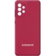 Silicone Cover Full Camera для Samsung A32 A325 Rose Red