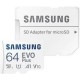 Карта памяти Samsung Evo Plus microSDXC 64GB Class 10 UHS-I U1 V10 + SD-adapter (MB-MC64KA/EU)