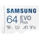 Карта пам'яті Samsung Evo Plus microSDXC 64GB Class 10 UHS-I U1 V10 + SD-adapter (MB-MC64KA/EU) - Фото 2
