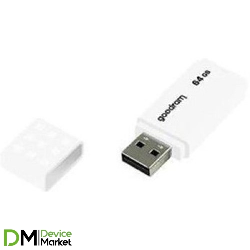 Флеш пам'ять GOODRAM UME2 64Gb White