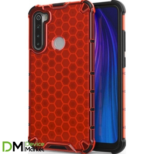 Чехол Honeycomb для Xiaomi Redmi Note 8/Note 8 2021 Red