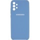 Silicone Cover Full Camera для Samsung A32 A325 Denim Blue - Фото 1
