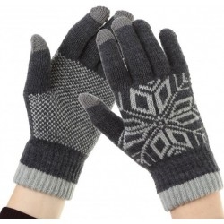 Перчатки ArmorStandart Touch Gloves Snowflake с орнаментом Light Grey