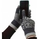 Перчатки ArmorStandart Touch Gloves Snowflake с орнаментом Light Grey - Фото 3