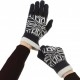 Перчатки ArmorStandart Touch Gloves Snowflake с орнаментом Blue - Фото 4