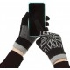 Перчатки ArmorStandart Touch Gloves Snowflake с орнаментом Black - Фото 3
