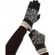 Перчатки ArmorStandart Touch Gloves Snowflake с орнаментом Black - Фото 4
