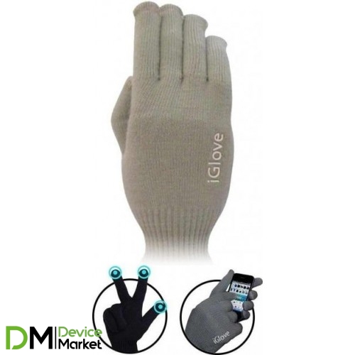Перчатки iGlove для сенсорных экранов Grey