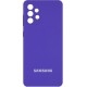 Silicone Case Full Camera для Samsung A52 A525 Purple