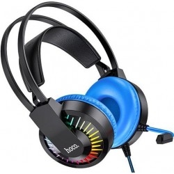 Наушники Hoco W105 Joyful Gaming Headphones Blue