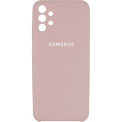 Silicone Case Full Camera для Samsung A72 A725 Pink Sand