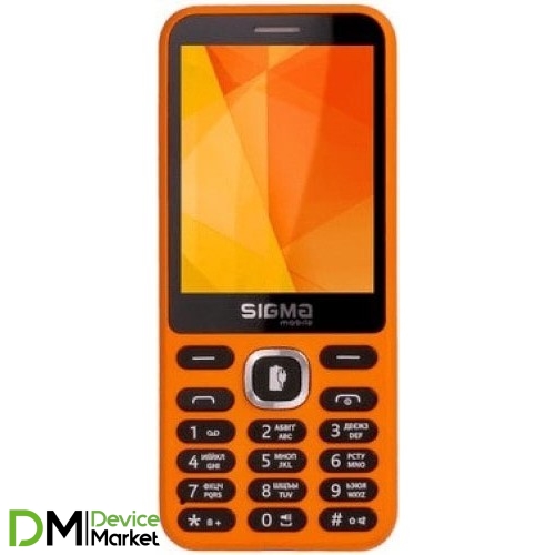 Телефон Sigma mobile X-Style 31 Power Orange