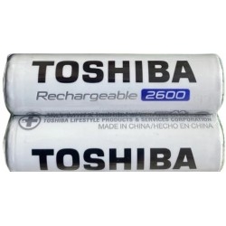 АКБ Toshiba Rechargeable AA 2600 mAh (TNH-6GAE) 2 шт. уп.