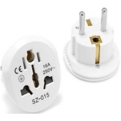 Перехідник EU Plug Adapter White (ep0203)