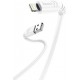 USB кабель Lightning Hoco X62 2.4A 1m White - Фото 1
