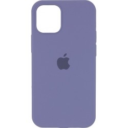 Silicone Case для iPhone 12/12 Pro Lavender Gray