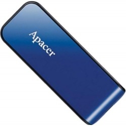 Флеш пам'ять APACER AH334 64GB Blue (AP64GAH334U-1)
